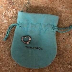 Tiffany & Co signature open heart pendant
